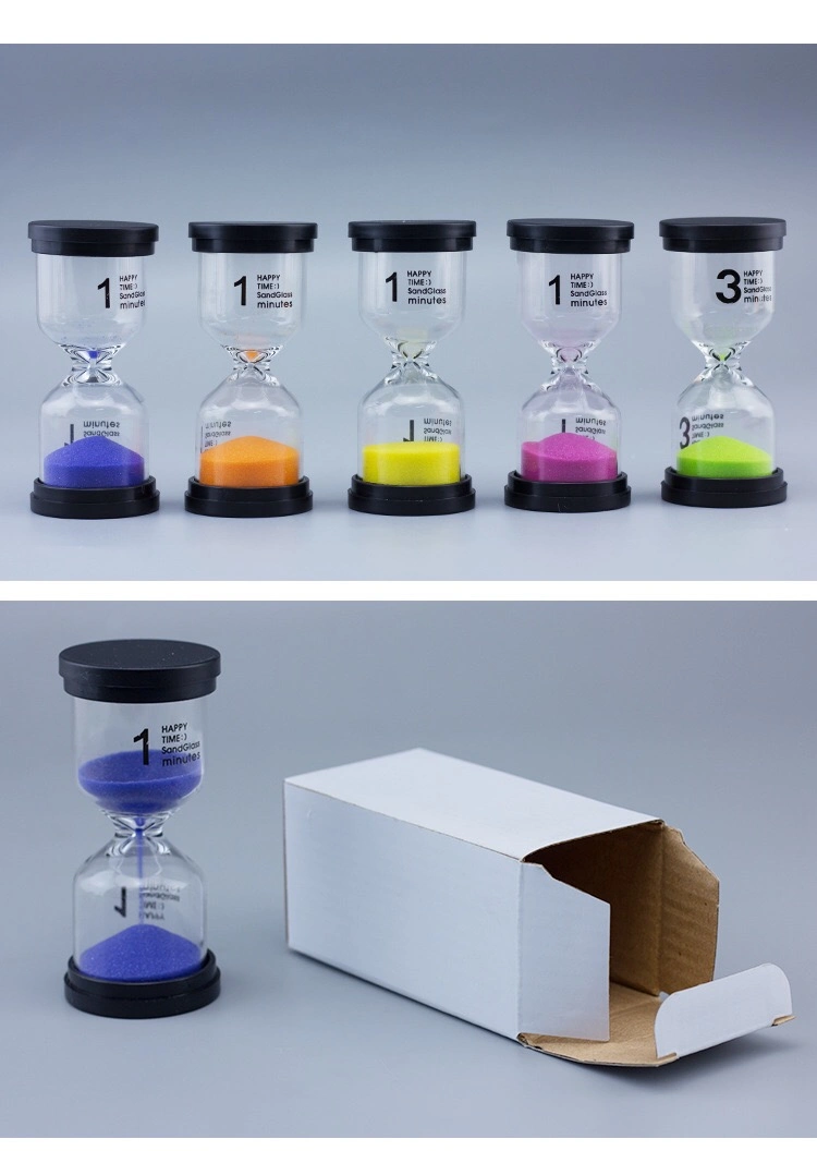 Sand Hourglass, Glass Sand Timer with Customized Logo & Package