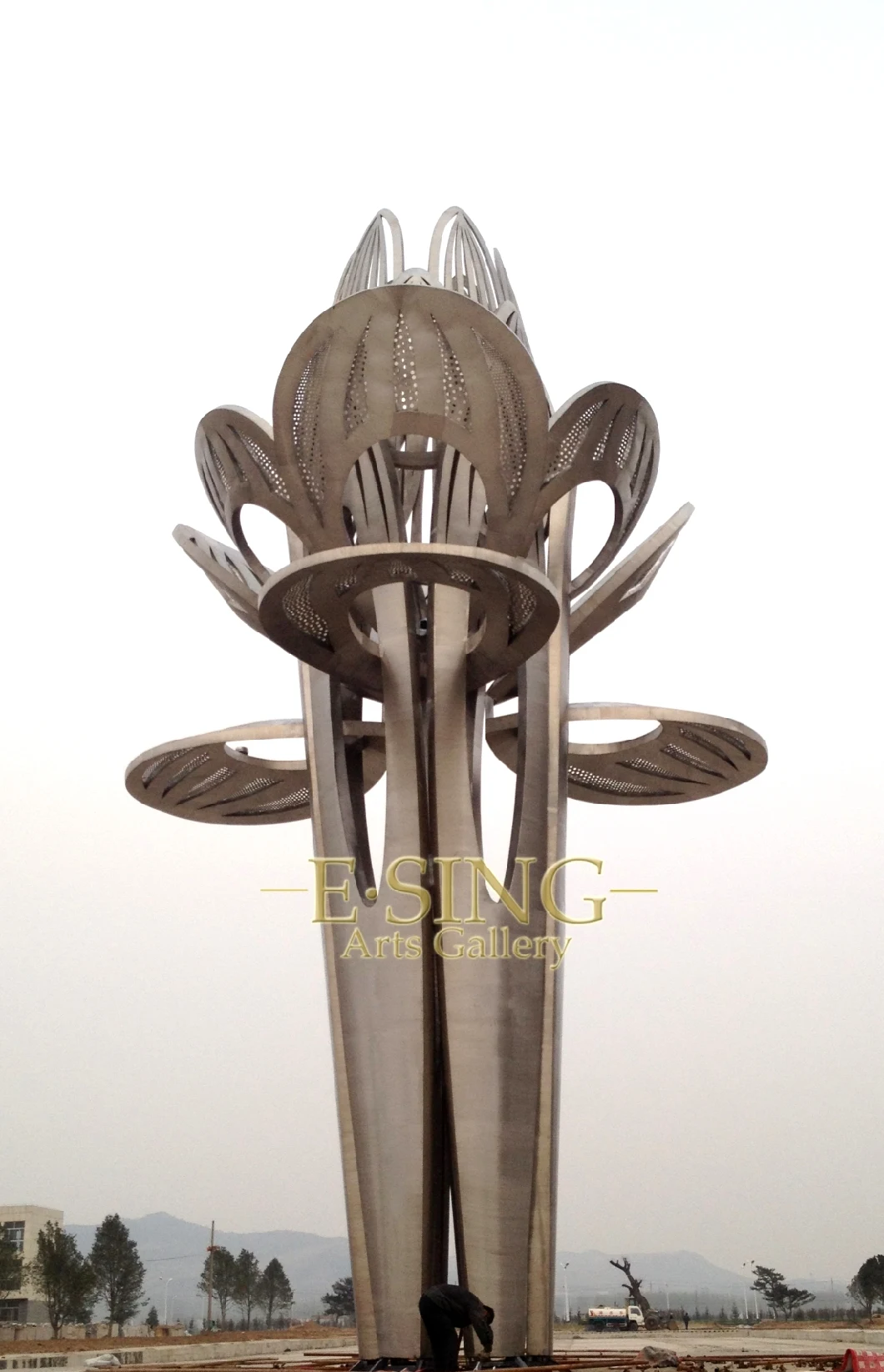 Large Size Modern Outdoor Garden Stainless Steel Metal Art Decor Sculpture for Sale