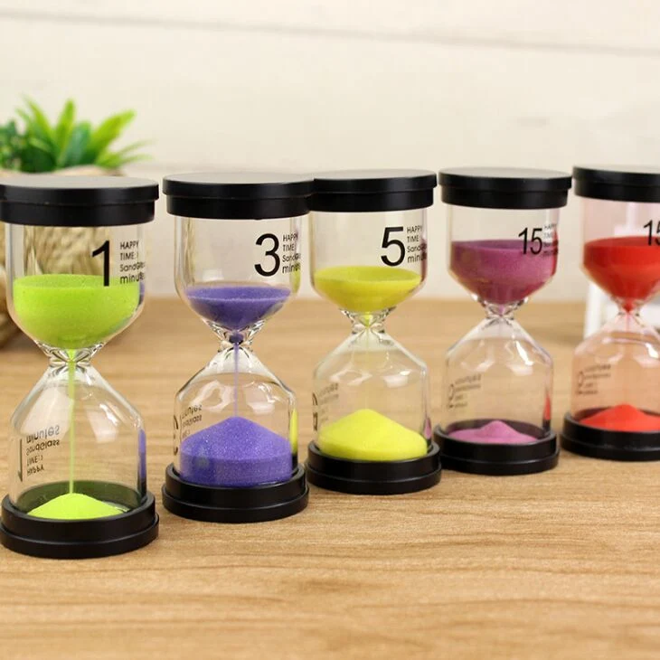 Customized Hourglass Creative Decoration Gift Children′s Tooth Brushing Sandglass Timer (KHA-005)