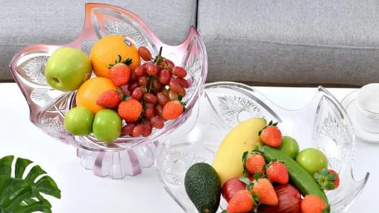 Sala de Estar Mesa de Chá Quadrada Fruteira de Plástico Frutas Secas Lanche Pratos de Frutas